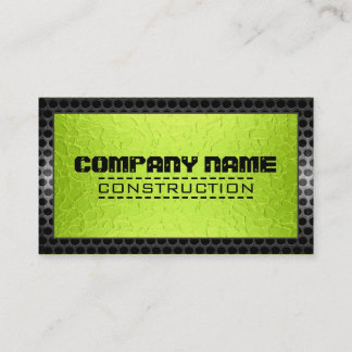 Metallic Stainless Metal Modern Steel Border #2 Business Card