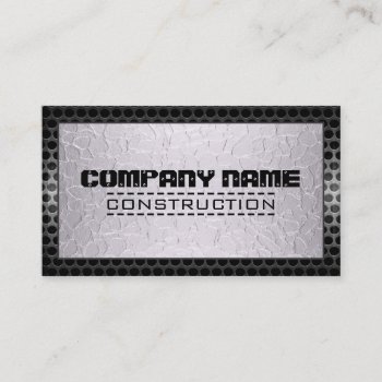 Metallic Stainless Metal Steel Border Look #13 Business Card by NhanNgo at Zazzle