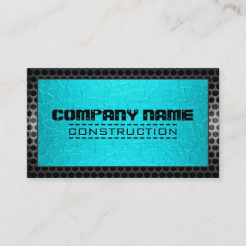 Metallic Stainless Metal Steel Border Look #20 Business Card by NhanNgo at Zazzle