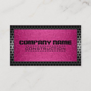 Metallic Stainless Metal Steel Border Look #27 Business Card by NhanNgo at Zazzle
