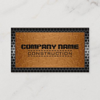 Metallic Stainless Metal Steel Border Look #29 Business Card by NhanNgo at Zazzle
