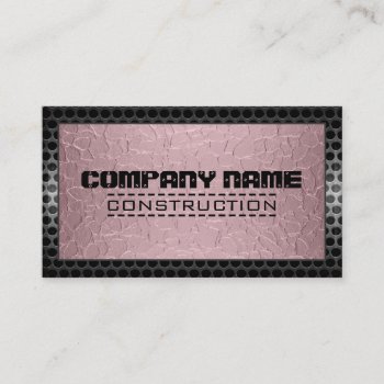 Metallic Stainless Metal Steel Border Look #30 Business Card by NhanNgo at Zazzle