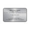 Metallic Stainless Steel Shiny Silver Accent