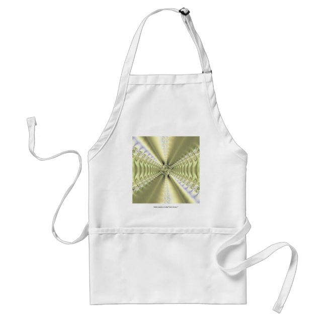 Metallic Star Adult Apron (Front)