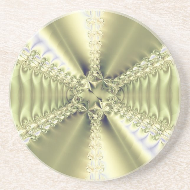 Metallic Star Drink Coaster (Front)