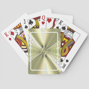 Metallic Star Poker Cards