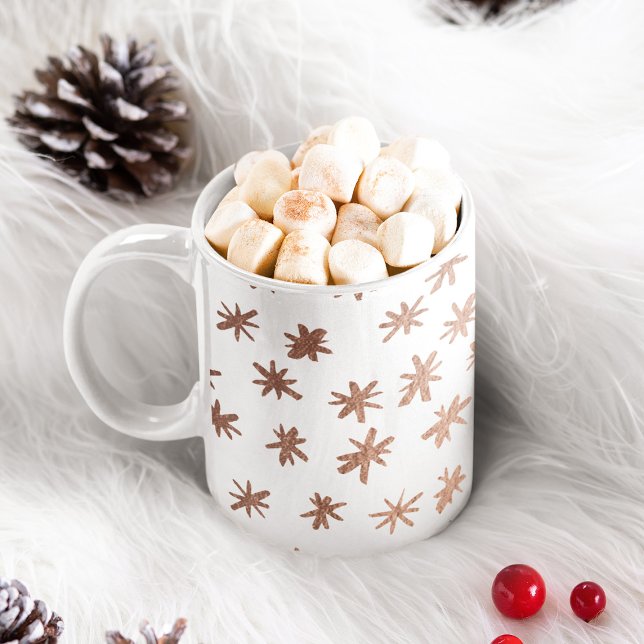 Metallic stars - copper coffee mug (Creator Uploaded)