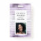 metallic stripes lavender foil salon photo name