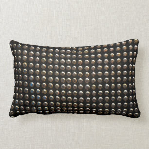 Metallic Studs Pattern Lumbar Pillow