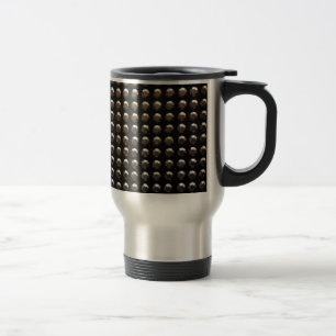Metallic Studs Pattern Travel Mug