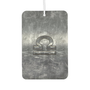 Metallic Style Libra Zodiac Sign Car Air Freshener