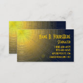 Metallic Sun Business Card (Front/Back)