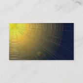 Metallic Sun Business Card (Back)