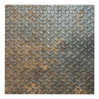 Metallic surface, reflective texture background. faux canvas print