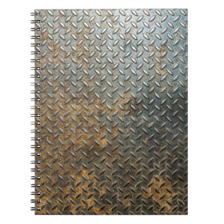 Metallic surface, reflective texture background. notebook