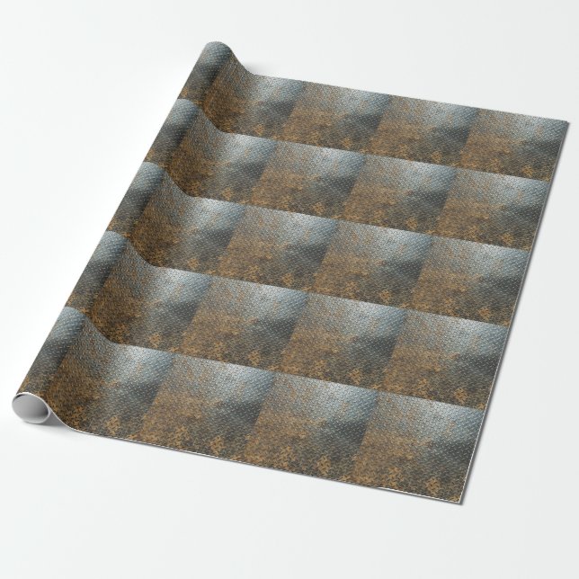 Metallic surface, reflective texture background. wrapping paper (Unrolled)