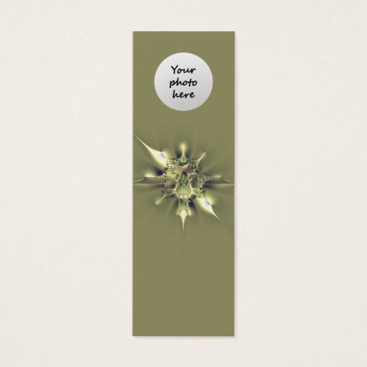 Metallic Taste Custom Bookmark (Front)