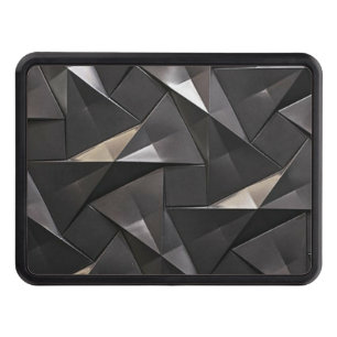 metallic texture hitch cover