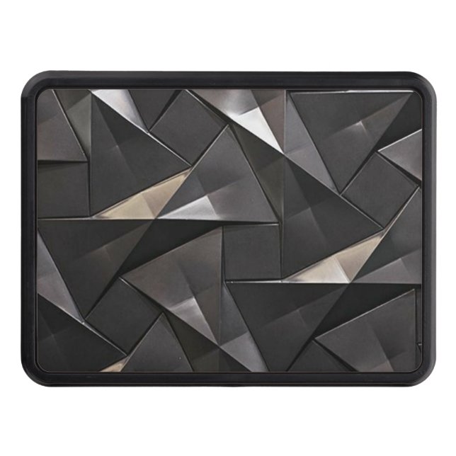 metallic texture  hitch cover (Front)