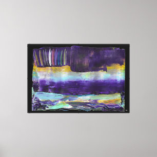 Metallic Waves Canvas Print