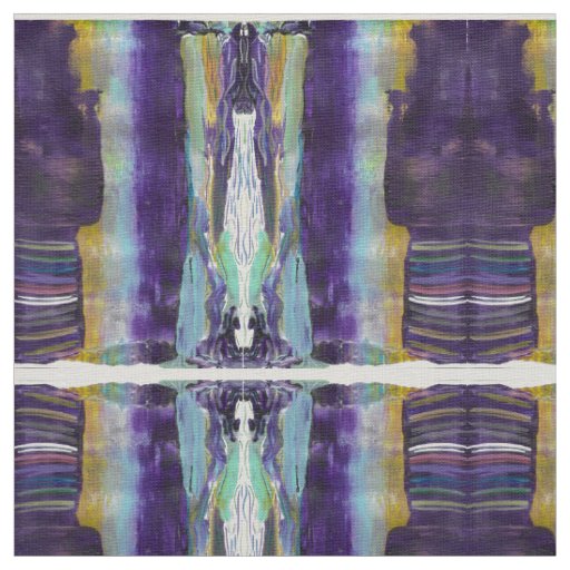 Metallic Waves Fabric