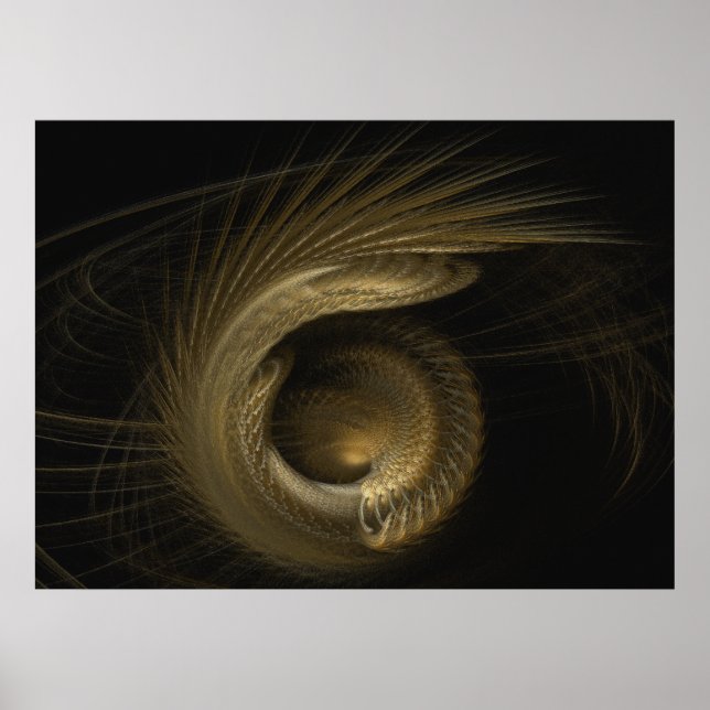 'Metallic Weird Thing' Poster (Front)