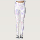 White tiger pattern leggings