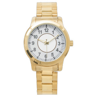 Metallic Wrist watch with colorful styling