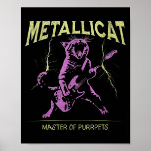 Metallicat Master Of Purrpets  Poster