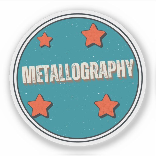 Metallography Sticker (Front)