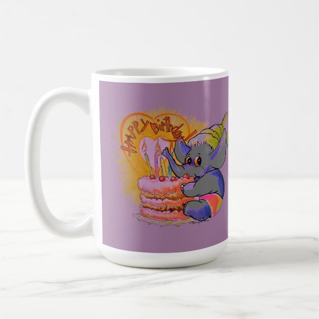 Metalphant Birthday Mug (G) (Left)