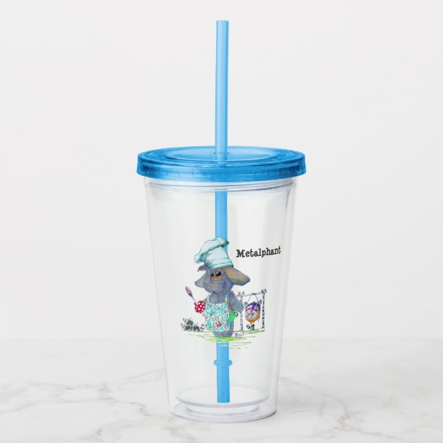 Metalphant Chef 16 oz. Acrylic Tumbler (Front)