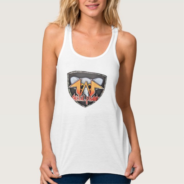 Metalphant Emblem Women’s Slim Fit Racerback Tank (Front)