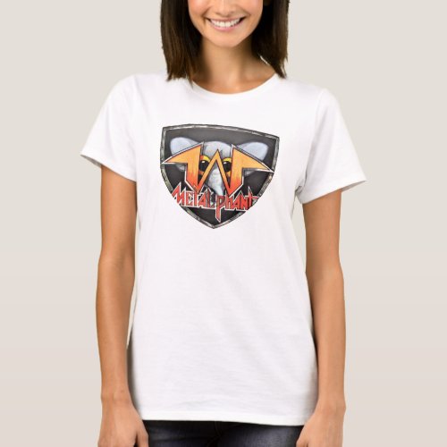 Metalphant Emblem Womens Basic T_Shirt