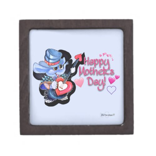 Metalphant Heart Guitar Mothers Day MagnetWood G Gift Box