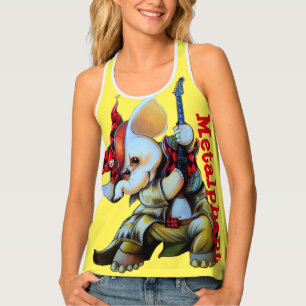Metalphant Jester Women's Racerback (large image) Tank Top