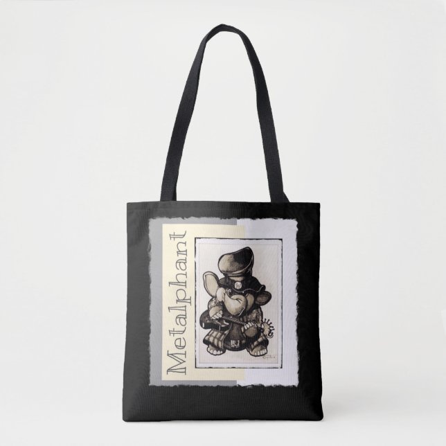 Metalphant Metal Tote or Cross-Body Bag (Front)