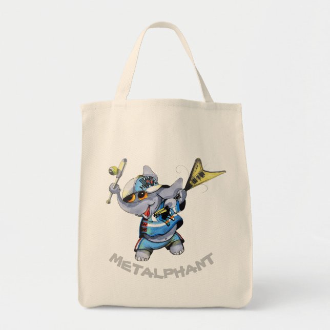 Metalphant Sports Tote Bags - Various Styles (Front)
