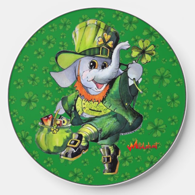 Metalphant St. Phantrick Wireless Charger (Front)