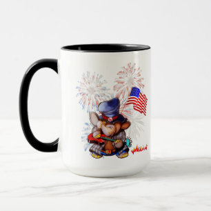 Metalphant USA Flag Mug