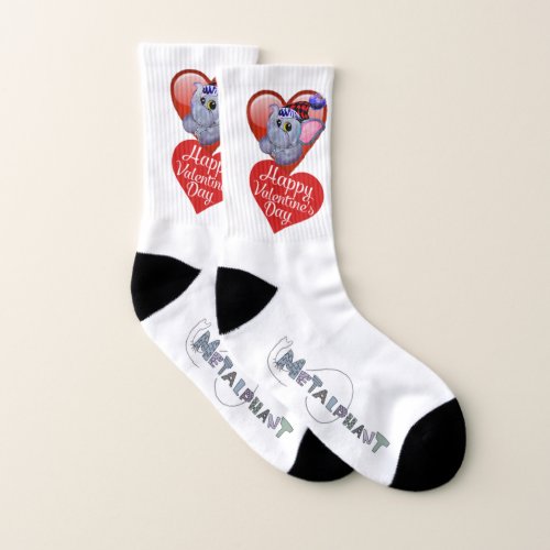Metalphant Valentine Socks