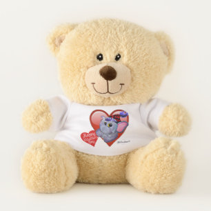 Metalphant Valentine Stuffed Wilbear - Teddy Bear