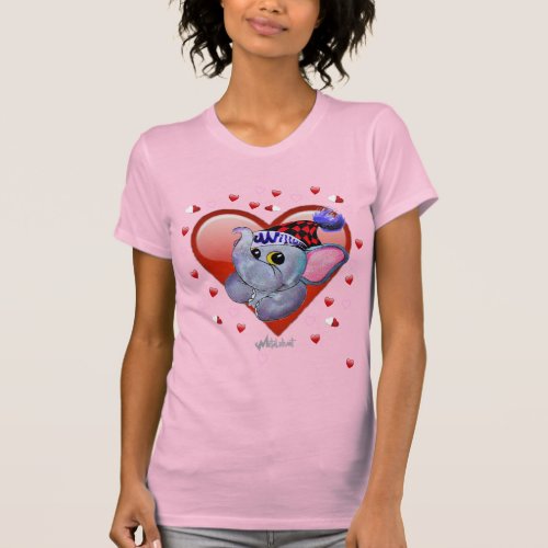 Metalphant Valentine Womens Slim Fit T_shirt