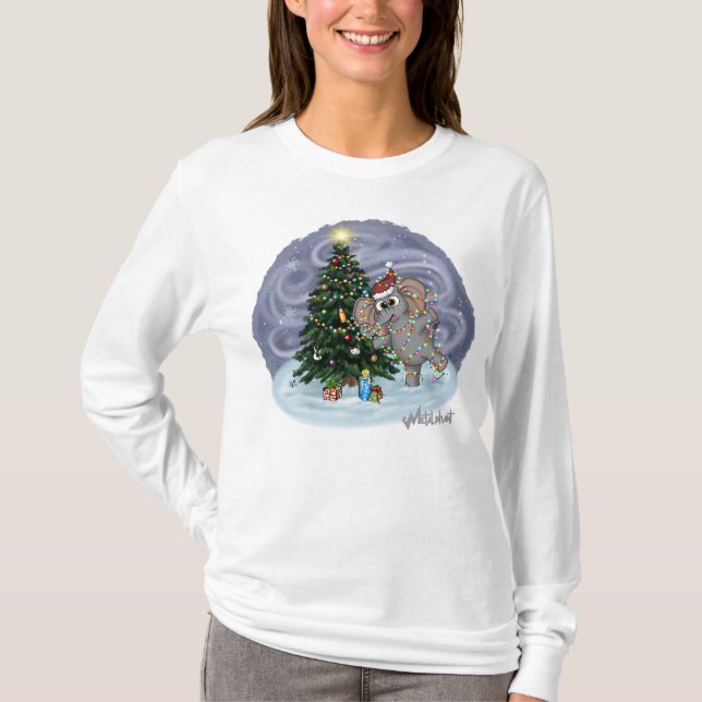 Metalphant Wilbur in Lights Women's Long Sleeve  T-Shirt (Front)