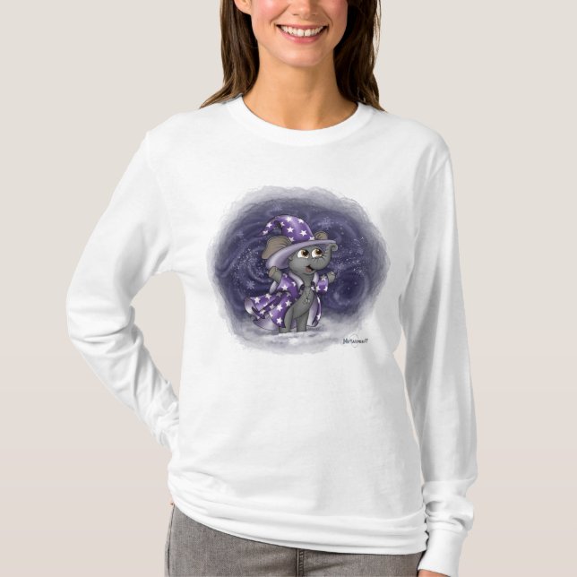 Metalphant Wilbur in Winter Women's Long Sleeve T-Shirt (Front)