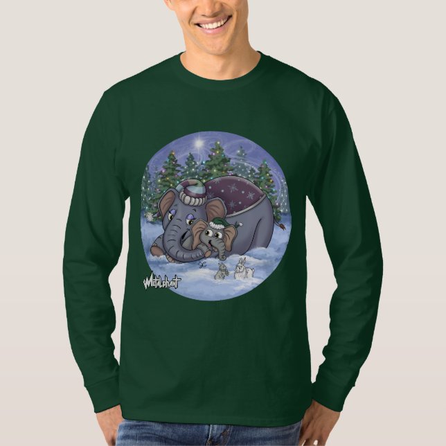 Metalphant Wilbur & Mom Adult Long Sleeve  T-Shirt (Front)