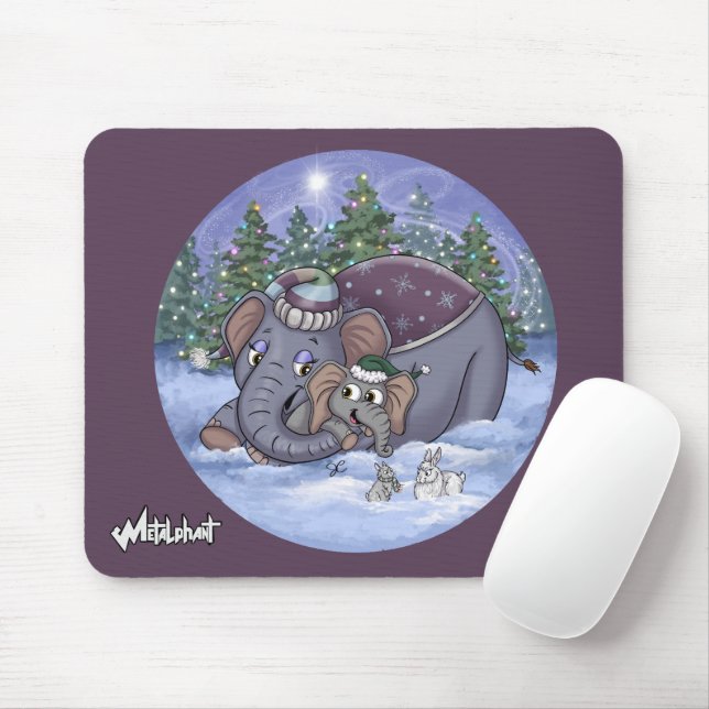Metalphant Wilbur & Mom Mouse Pad (With Mouse)