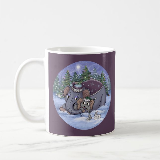 Metalphant Wilbur & Mom Mug (Left)
