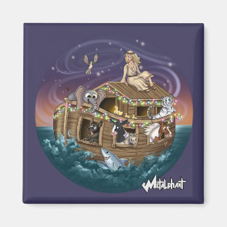 Metalphant Wilbur & Noah-ery's Ark Magnet