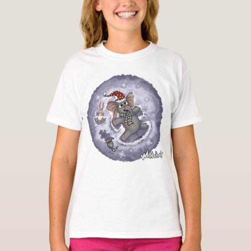 Metalphant Wilbur Snow Angels Girls T_shirt